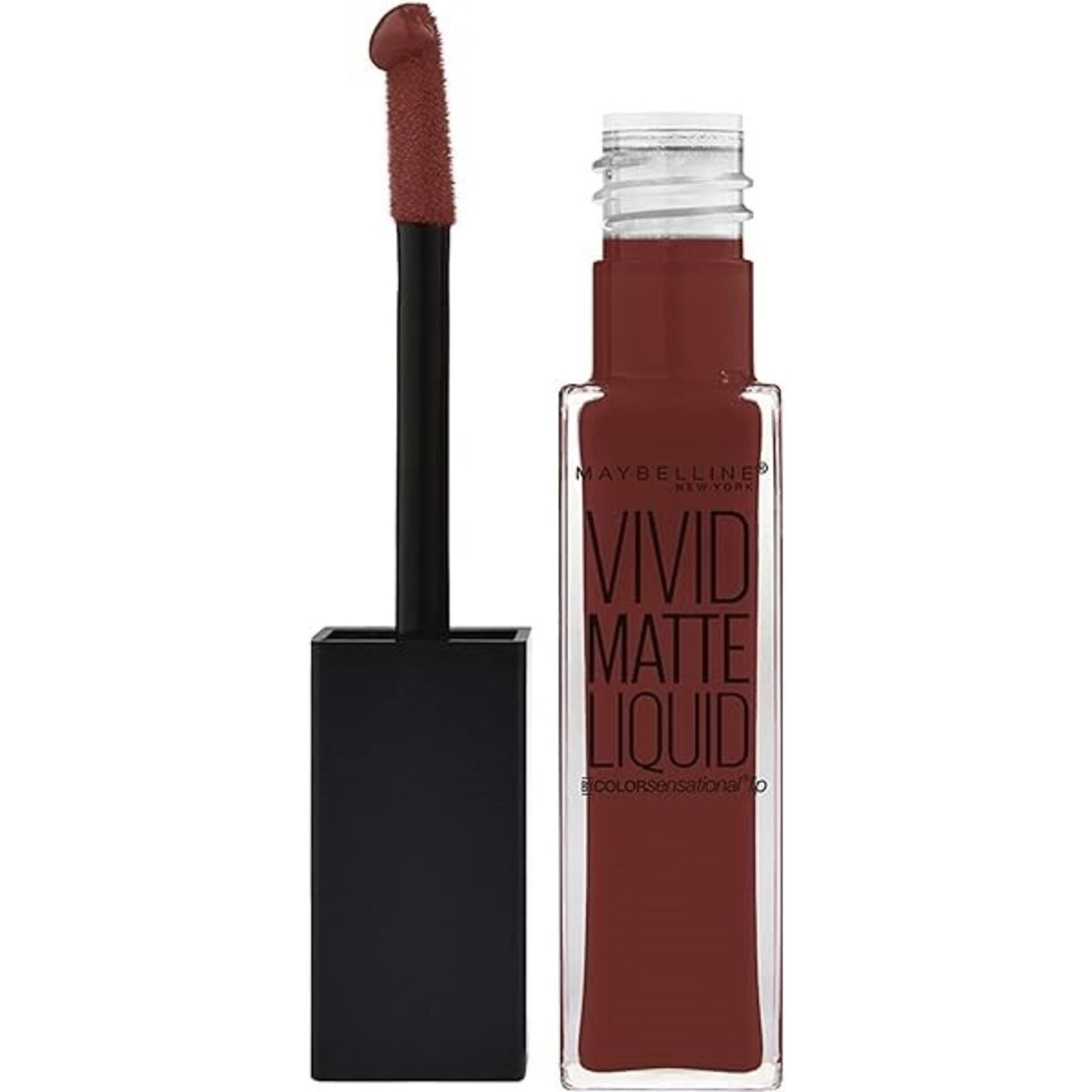 Vivid Matte Liquid Maybelline Tono 37 Coffee Buzz - 2