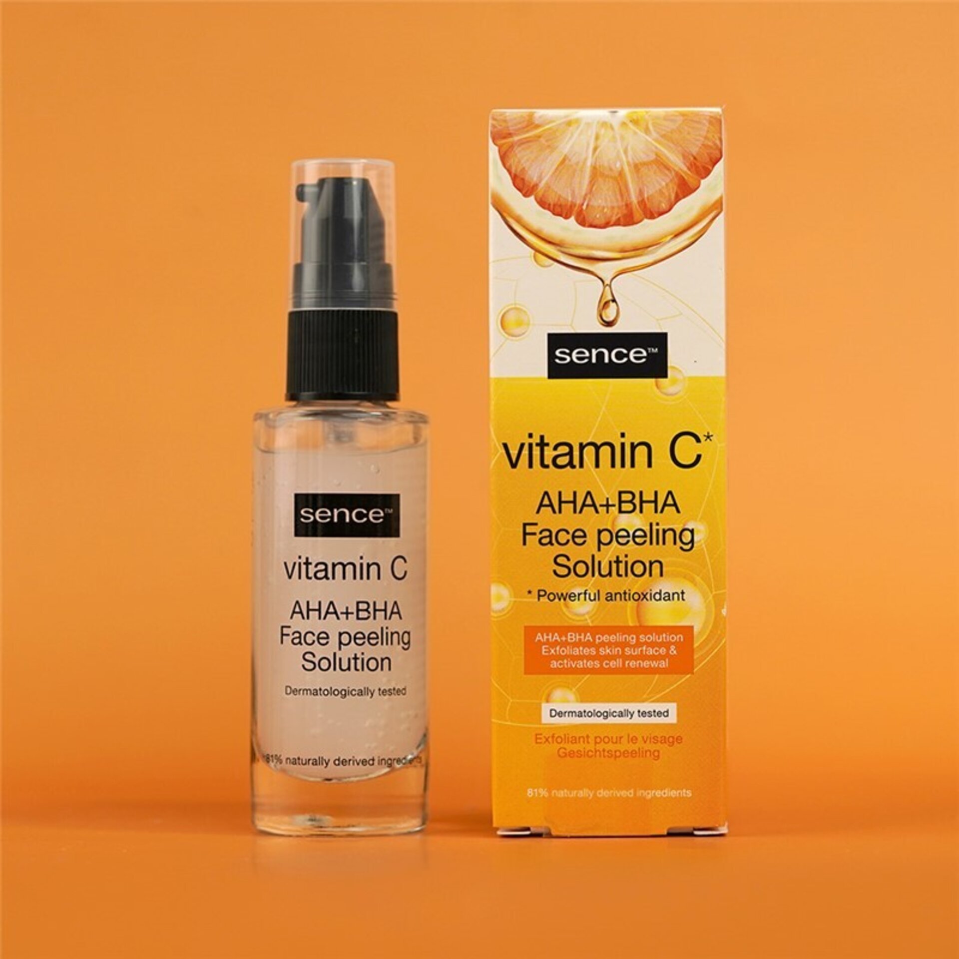 Exfoliante facial antioxidante con vitamina C Sence Beauty - 2